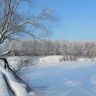 Смирновский пруд в снегу
